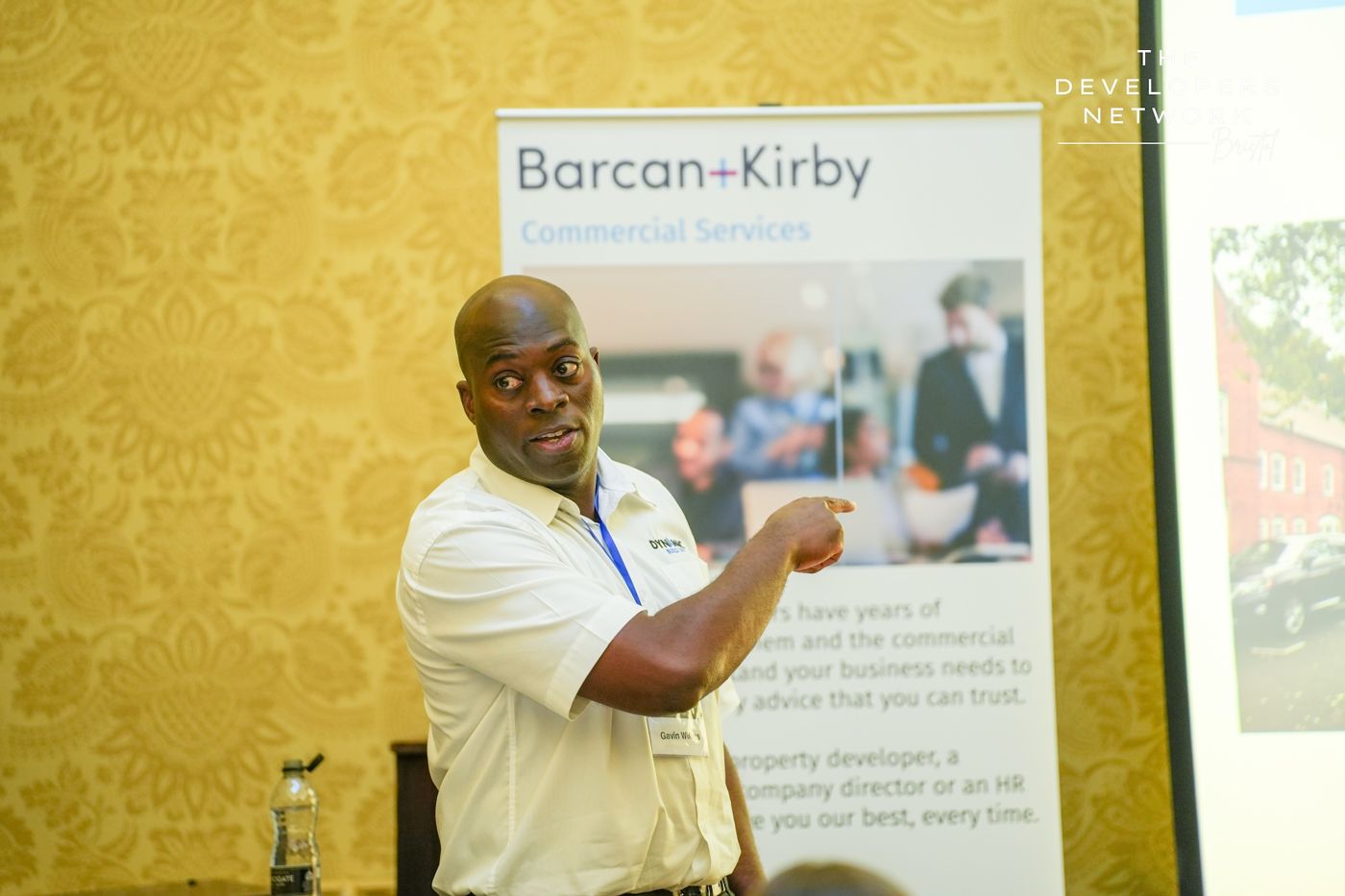 Gavin Wilkes, Managing Director of Dynamic Build UK, speaking to developers